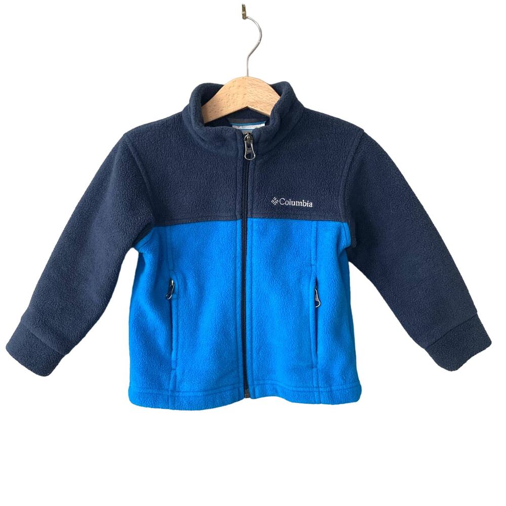 Columbia Steens Mountain Full Zip Fleece Jacket - Navy Blue - 2T